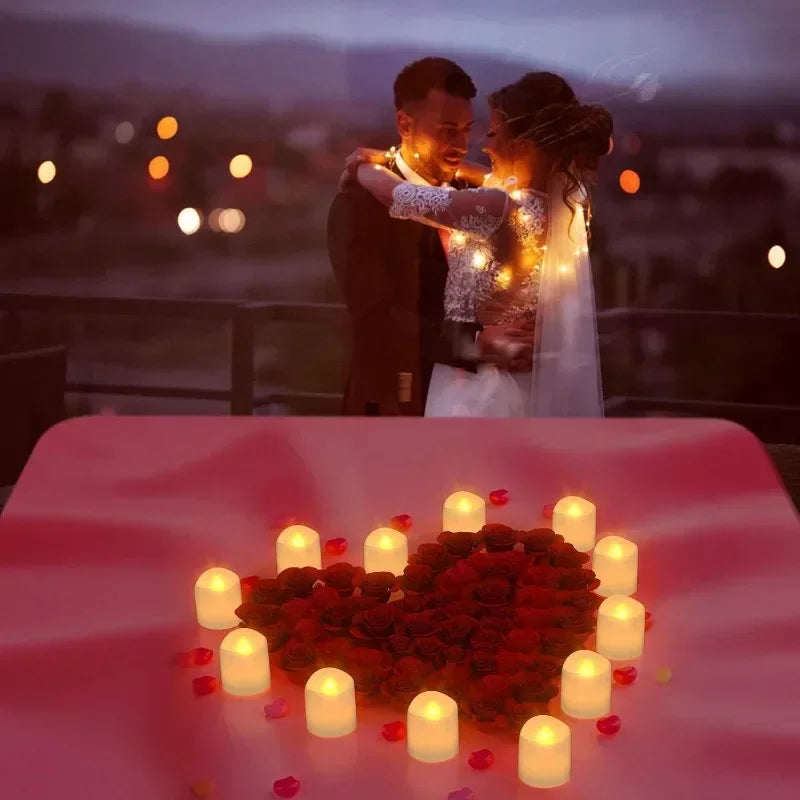 Bougies Led 4.5cm Effet flamme réaliste